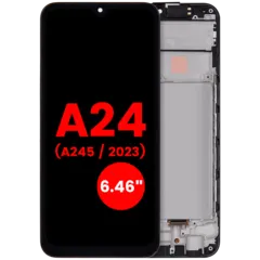 Ecrã OLED com Aro para Samsung Galaxy A24 4G (A245 / 2023) (6.46") (Compatível Plus) (Todas as Cores)