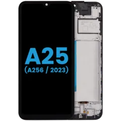 Ecrã LCD com Aro para Samsung Galaxy A25 5G (A256 / 2023) (Aftermarket : incell ) (Todas as Cores)