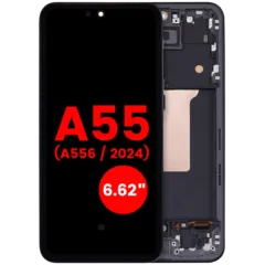 Ecrã OLED com Aro para Samsung Galaxy A55 (A556 / 2024) (6.62") (Compatível Plus) (Navy)