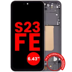 Ecrã OLED com Aro para Samsung Galaxy S23 FE 5G (US & International Version)(6.43") (Compatível Plus) (Graphite)