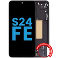 Ecrã LCD com Aro para Samsung Galaxy S24 FE 5G (US & International Version) (Aftermarket : incell) (Graphite)