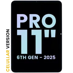 Ecrã OLED With Digitizer para iPad Pro 11" 6th Gen (2025) (Nano Texture) (Cellular Version Only) (OEM Original)