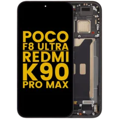 Ecrã OLED com Aro para Xiaomi Poco F8 UItra / Redmi K90 Pro Max (Recondicionado) (Black)
