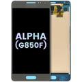 Ecrã LCD sem Aro para Samsung Galaxy Alpha (G850F) (Service Pack) (Gold)