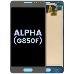 Ecrã LCD sem Aro para Samsung Galaxy Alpha (G850F) (Service Pack) (Gold)