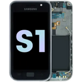Ecrã LCD com Aro para Samsung Galaxy S1 (Service Pack) (White)