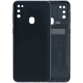 Back Cover With Camera Lens para Samsung Galaxy M21 (M215 / 2020) (Service Pack) (Black)