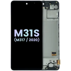 Ecrã OLED com Aro Compatible para Samsung Galaxy M31S (M317) (Service Pack) (Todas as Cores)