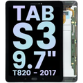 Ecrã LCD sem Aro Compatible para Samsung Galaxy Tab S3 9.7" (T820) (Service Pack) (Black)
