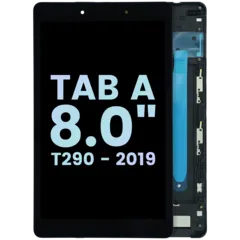 Ecrã LCD com Aro Compatible para Samsung Galaxy Tab A 8" (T290) (Service Pack) (Black)
