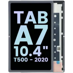 Ecrã LCD sem Aro Compatible para Samsung Galaxy Tab A7 (T500) (Service Pack) (White)