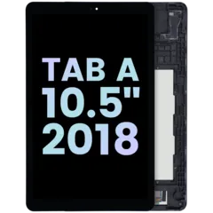 Ecrã LCD com Aro para Samsung Galaxy Tab A 10.5" (2018) (Service Pack) (Black)
