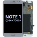 Ecrã OLED com Aro para Samsung Galaxy Note 1 (GT-N7000) (Service Pack) (White)