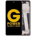 Ecrã LCD com Aro para Motorola Moto G Power 5G (XT2617 / 2026) (Recondicionado) (Pure Cashmere)