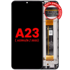 Ecrã LCD com Aro para Samsung Galaxy A23 5G (A236U/B / 2022) (North American U/B Version) (Compatível Plus) (Todas as Cores)