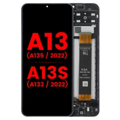 Ecrã LCD com Aro para Samsung Galaxy A13 4G (A135 / 2022) / A13s (A137 / 2022) (Compatível Plus) (Todas as Cores)