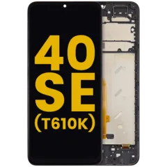 Ecrã LCD com Aro para TCL 40 SE (T610K) (Recondicionado) (Todas as Cores)