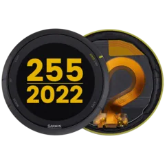 Ecrã LCD com Aro para Garmin Forerunner 255 (2022) (Yellow) (Premium)