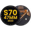 Ecrã OLED sem Aro para Garmin Approach S70 (47mm) (2023) (Premium) (Black)