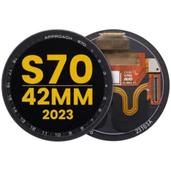 Ecrã OLED sem Aro para Garmin Approach S70 (42mm) (2023) (Premium) (Black)