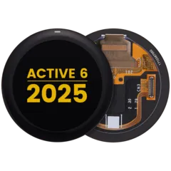 Ecrã OLED sem Aro para Garmin Active 6 (2025) (Premium) (Black)