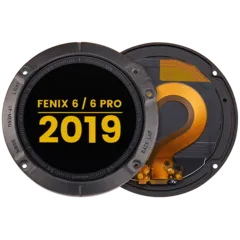 Ecrã LCD com Aro para Garmin Fenix 6 / 6 Pro (2019) (Premium) (Black)