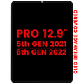 LCD Assembly With Digitizer para IPad Pro 12.9" 5th Gen (2021) / Pro 12.9" 6th Gen (2022)(Compatível Pro: XO7) (Todas as Cores)