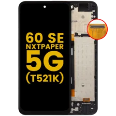 Ecrã LCD com Aro para TCL 60 SE NxtPaper 5G (T521K) (Recondicionado) (Todas as Cores)