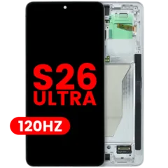 Ecrã OLED com Aro para Samsung Galaxy S26 Ultra 5G (US & International Version) (Compatível Plus) (120Hz) (White)