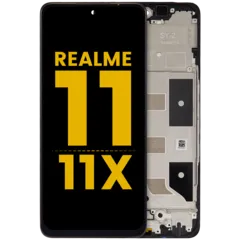 Ecrã LCD com Aro para Realme 11 5G / 11 X (Recondicionado) (Todas as Cores)