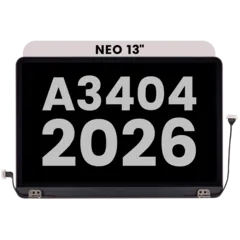 Ecrã LCD Completo para MacBook Neo 13" A3404 (2026) (OEM Usado: Grau A) (Blush)