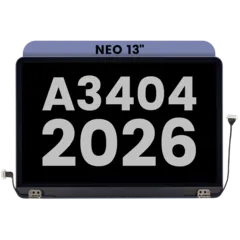 Ecrã LCD Completo para MacBook Neo 13" A3404 (2026) (OEM Usado: Grau A) (Indigo)