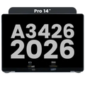 Ecrã LCD Completo para MacBook Pro 14" A3426 (2026) (OEM Usado: Grau A) (Space Black)