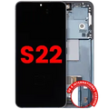 Ecrã OLED com Aro para Samsung Galaxy S22 5G (US & International) (Compatível Plus) (Green)