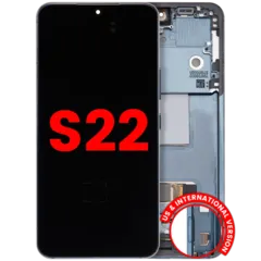 Ecrã OLED com Aro para Samsung Galaxy S22 5G (US & International) (Compatível Plus) (Green)
