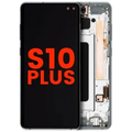 Ecrã OLED com Aro para Samsung Galaxy S10 Plus (Compatível Plus) (Prism Green)