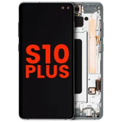 Ecrã OLED com Aro para Samsung Galaxy S10 Plus (Compatível Plus) (Prism Green)