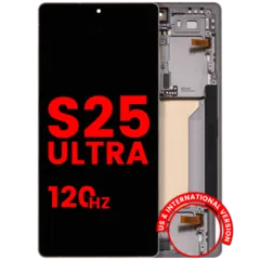 Ecrã OLED com Aro para Samsung Galaxy S25 Ultra 5G (US & International) (Aftermarket Pro) (120Hz) (Titanium Pink Gold / Jade Green / Grey)