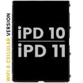 LCD para iPad 10 (2022) / iPad 11 (2025) (WiFi / Cellular) (OEM Usado: Grau B) (Todas as Cores)