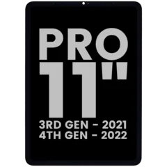 LCD Assembly With Digitizer para iPad Pro 11" 3rd Gen (2021) / Pro 11" 4th Gen (2022) (OEM Usado: Grau B) (Todas as Cores)