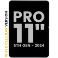 Ecrã OLED With Digitizer para iPad Pro 11" 5th Gen (2024) (WiFi & Cellular) (OEM Usado: Grau A) (Todas as Cores)