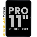 Ecrã OLED With Digitizer para iPad Pro 11" 5th Gen (2024) (WiFi & Cellular) (OEM Usado: Grau B) (Todas as Cores)
