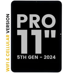 Ecrã OLED With Digitizer para iPad Pro 11" 5th Gen (2024) (WiFi & Cellular) (OEM Usado: Grau B) (Todas as Cores)