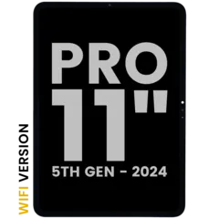 Ecrã OLED With Digitizer para iPad Pro 11" 5th Gen (2024) (WiFi Version Only) (OEM Usado: Grau A) (Todas as Cores)