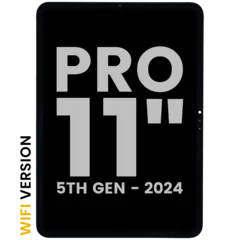 Ecrã OLED With Digitizer para iPad Pro 11" 5th Gen (2024) (WiFi Version Only) ((OEM Usado: Grau B) (Todas as Cores)