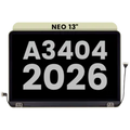 Ecrã LCD Completo para MacBook Neo 13" A3404 (2026) (OEM Usado: Grau B) (Citrus)