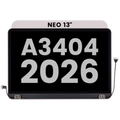 Ecrã LCD Completo para MacBook Neo 13" A3404 (2026) (OEM Usado: Grau B) (Blush)