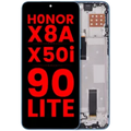 Ecrã LCD com Aro para Honor X8A / X50i / 90 Lite (Compatível Plus) (Cyan Lake)