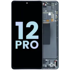 Ecrã OLED com Aro para Xiaomi 12 Pro (Service Pack) (Gray)