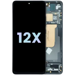 Ecrã OLED com Aro para Xiaomi 12X (Service Pack) (Gray)